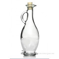 500ml Clear Glass Oil & Vinegar Bottles (Cork Top)